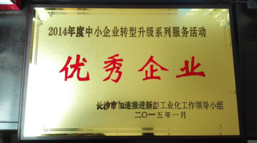 湘联股份荣获“优秀企业”奖牌